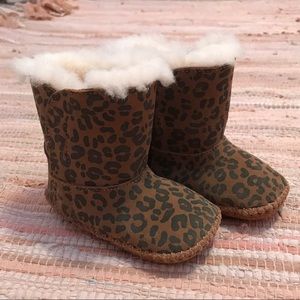 Ugg Leopard Booties Size 4/5